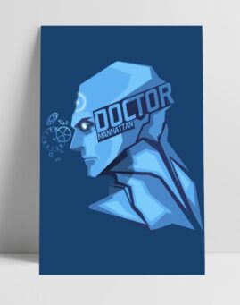 Watchmen Doctor Manhattan minimal poster