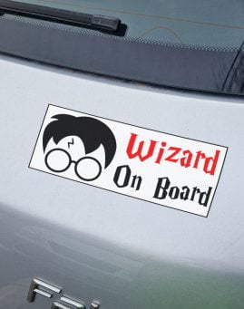 Wizard stiker za auto