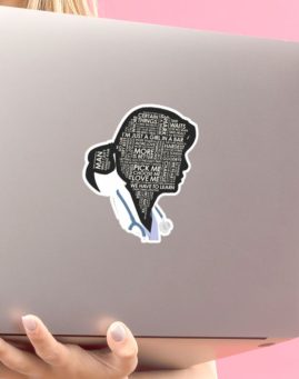 Greys Anatomy Meredith 1 stiker za laptop
