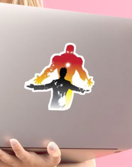 Iron Man 1 stiker za laptop