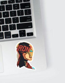Iron Man Min 3 stiker za laptop
