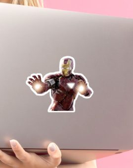 Iron Man Photo 1 stiker za laptop