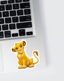 Lion King Simba 3 stiker za laptop