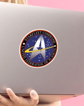 Star Trek Starfleet Command 1 stiker za laptop