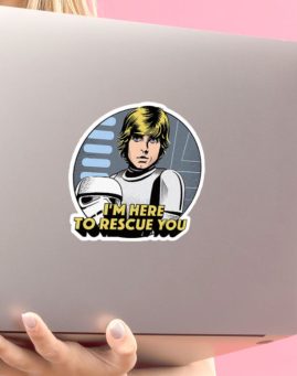 Star Wars Rescue 1 stiker za laptop