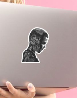 Stranger Things Eleven 1 stiker za laptop