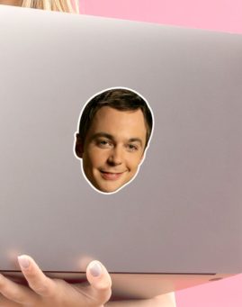 TBBT Sheldon 1 stiker za laptop