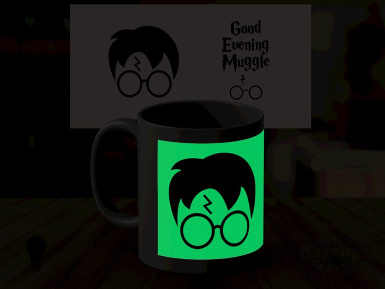 Harry Potter Good Evening Muggle levo m svetleca solja u mraku