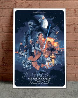 Star Wars the Force Awakens poster