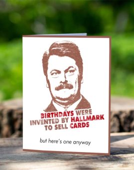 Parks and Recreations Ron Swanson Cestitka 1