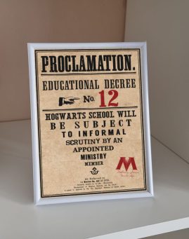 Harry Potter Ram Proclamation