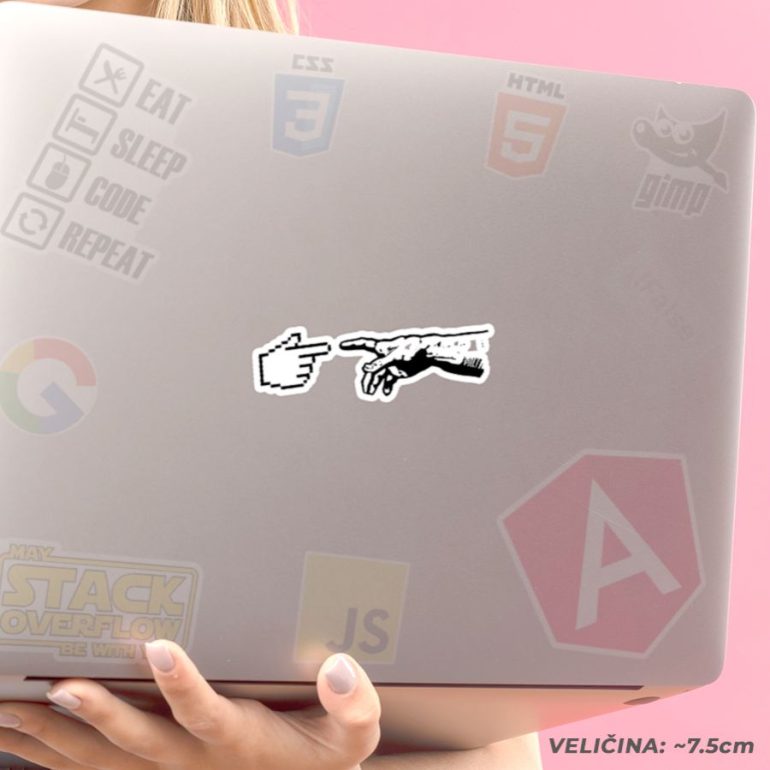 Divine Click stiker za laptop