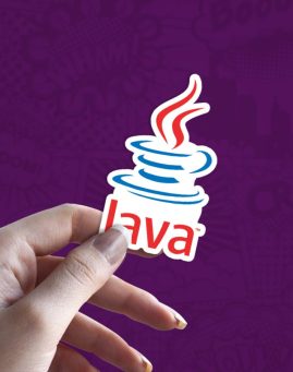Java stiker za laptop