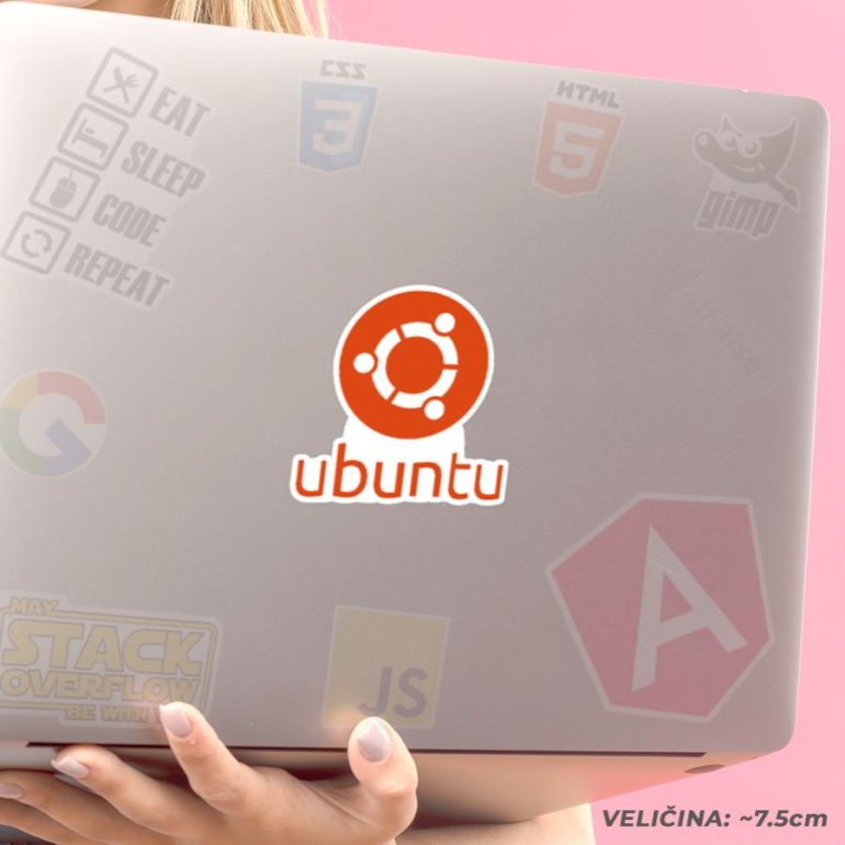 Ubuntu stiker za laptop