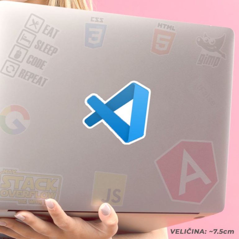 Visual Studio stiker za laptop