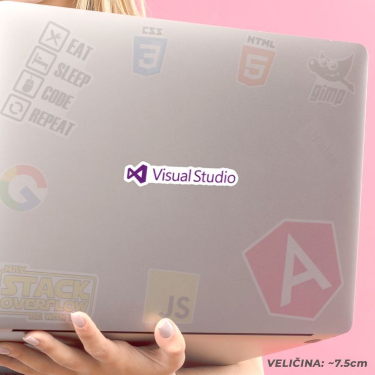 Visual Studio stiker za laptop
