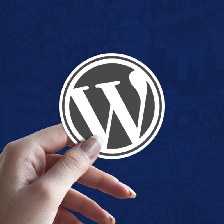 Wordpress stiker za laptop