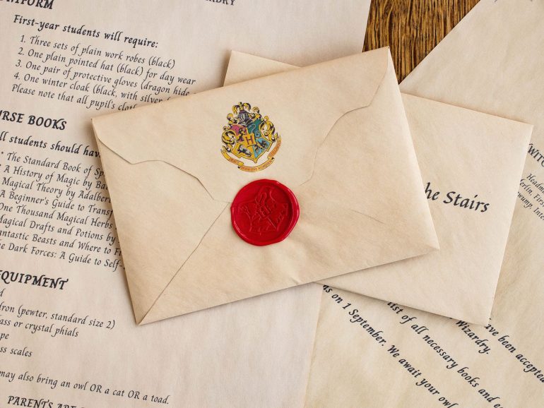 Hogwarts Pismo Koverta sa voštanim pečatom